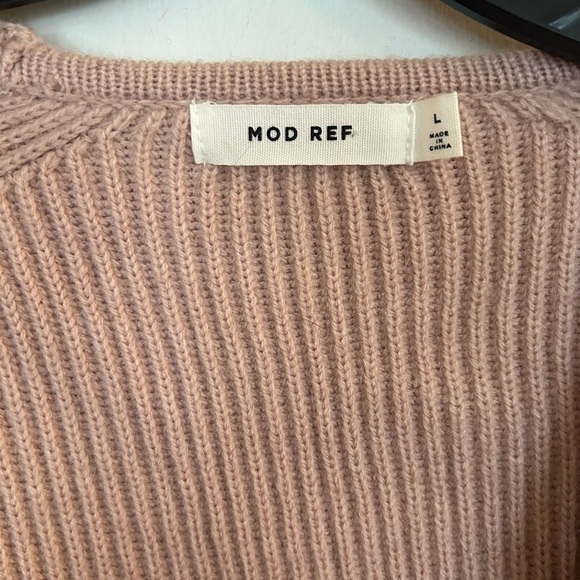 Mod Ref Briggly Cardigan Large acrylic nylon blend open front hooded cardigan - Picture 3 of 8